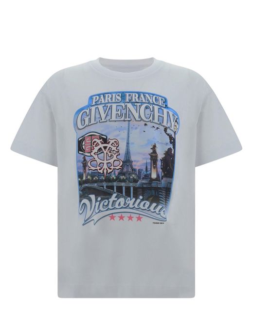 T-shirt di Givenchy in Blue da Uomo