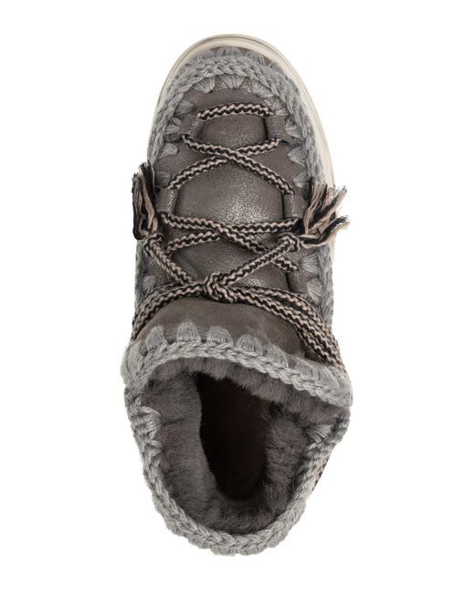 Mou Brown Trainer Scoubidoo Lace Ankle Boots
