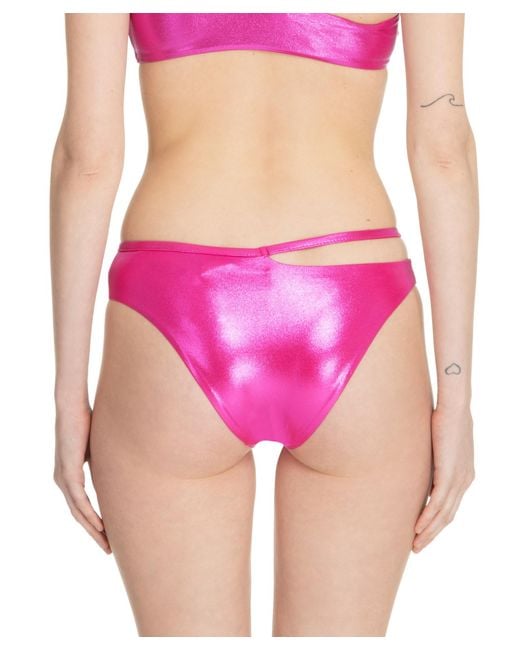 Slip bikini swim di Moschino in Pink
