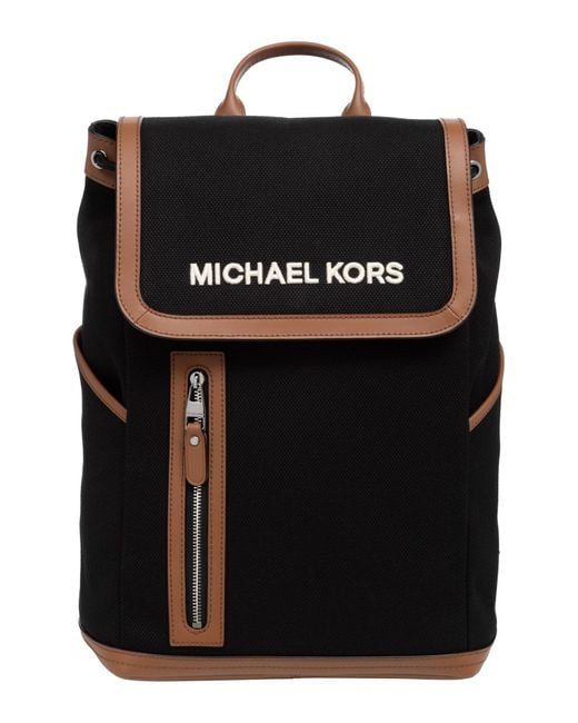 Michael Kors Black Brooklyn Backpack for men