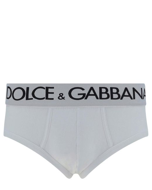 Dolce & Gabbana Gray Briefs for men