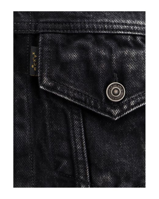 Giacca di jeans di Haikure in Black da Uomo