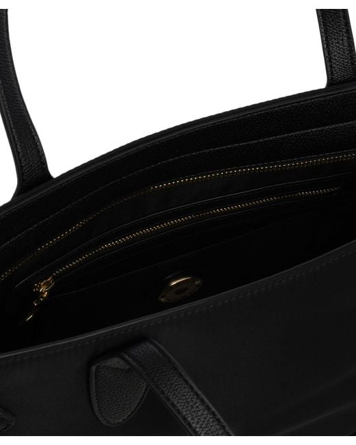 Shopping bag logo print di Love Moschino in Black