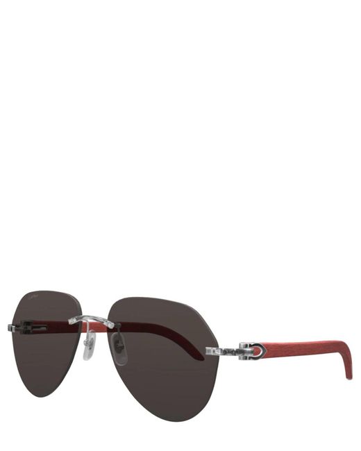Cartier Gray Sunglasses Ct0007cs