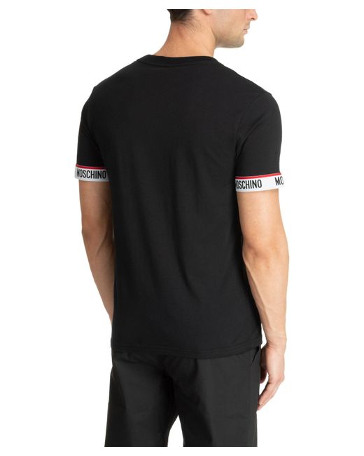 T-shirt di Moschino in Black da Uomo