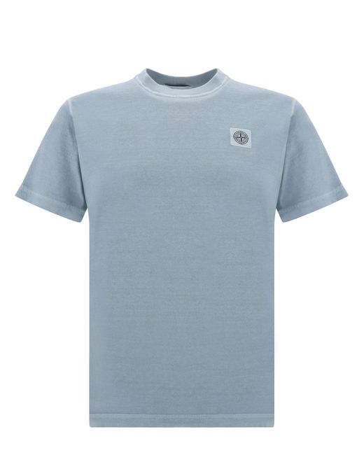 Stone Island Blue T-shirt for men