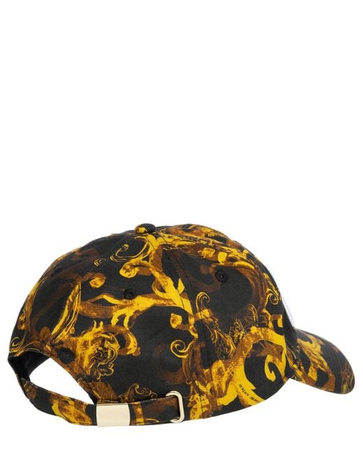 Versace Metallic Watercolour Couture Hat for men