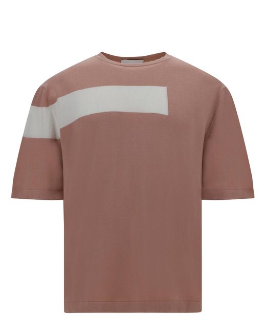 Lardini Brown T-shirt for men