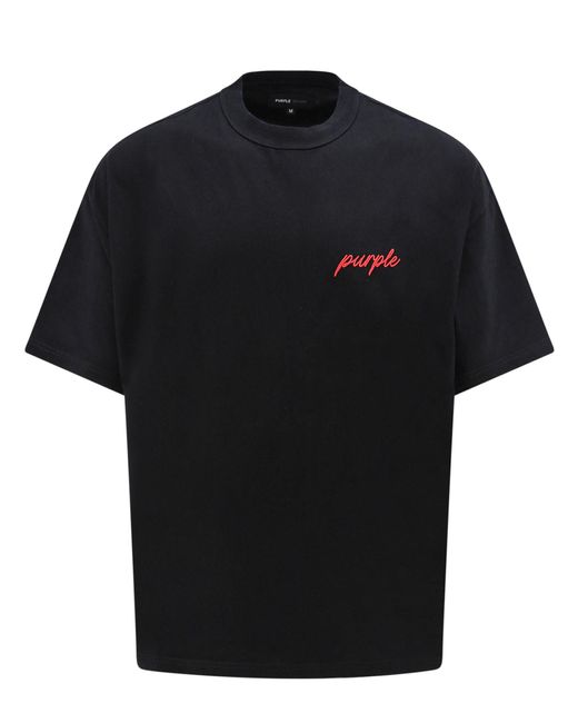 Purple Brand Black T-shirt for men