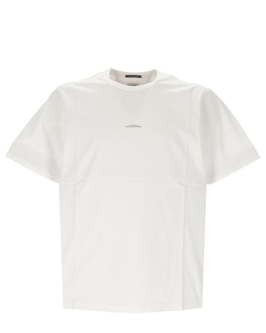 C P Company White T-shirt for men