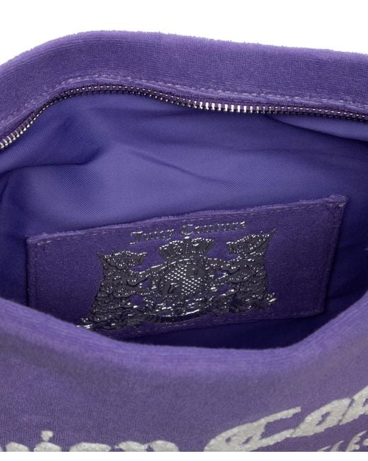 Juicy Couture Purple Iris Towelling Pouch