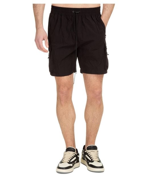 Represent Black 247 247 Cargo Shorts for men