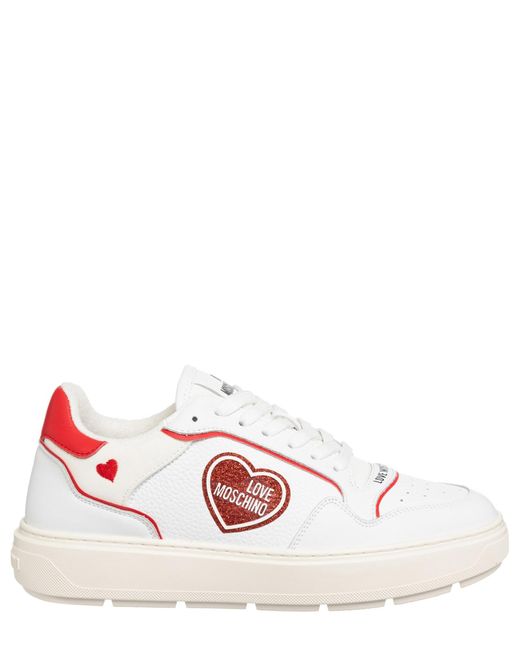 Sneakers bold love di Love Moschino in White