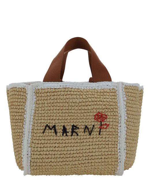 Marni Brown Tote Bag