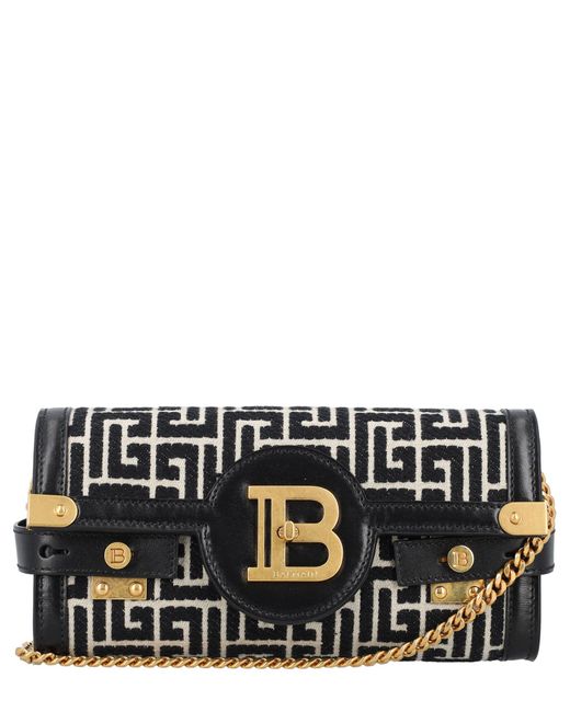 Balmain Black B-buzz 23 Shoulder Bag