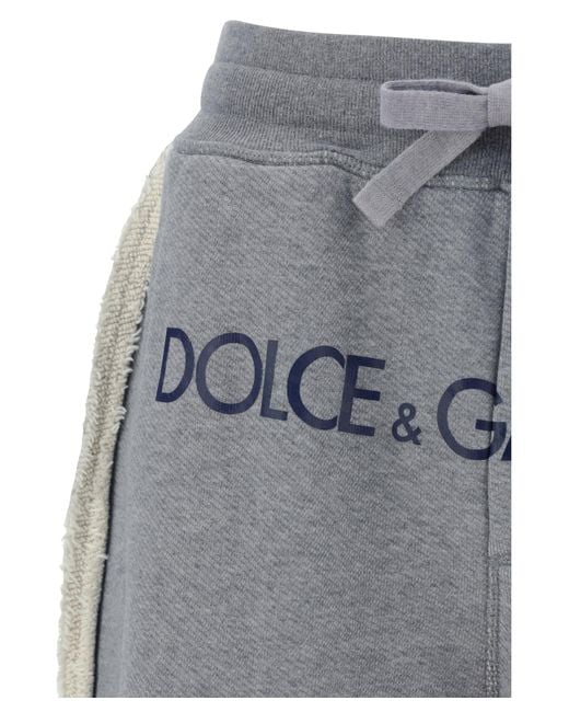 Dolce & Gabbana Gray Sweatpants for men