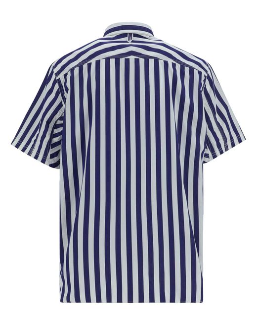 Junya Watanabe Blue Short Sleeve Shirt for men
