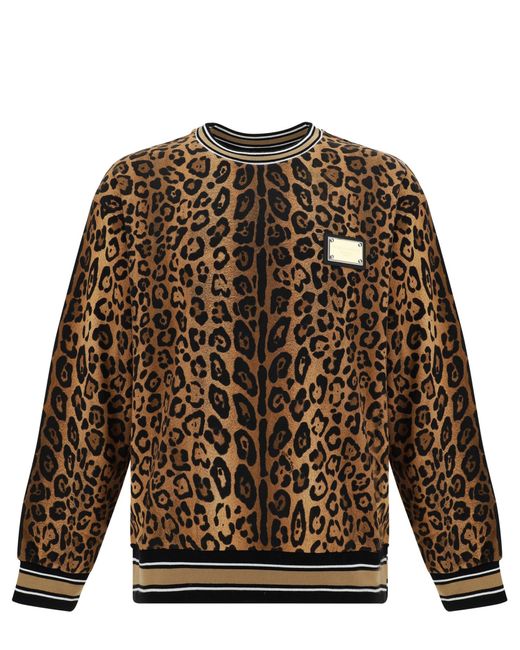 Dolce & Gabbana Brown Sweatshirt for men