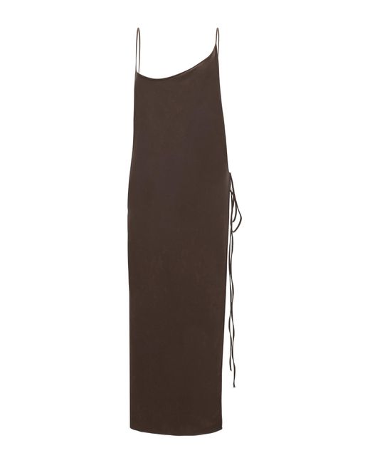 The Attico Brown Midi Dress