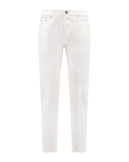 Pantaloni di PT Torino in White da Uomo