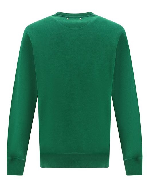 Golden Goose Deluxe Brand Green Sweatshirt for men