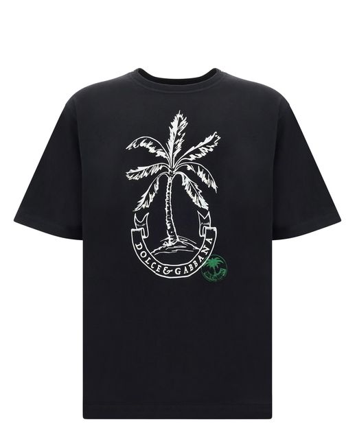 Dolce & Gabbana Black T-shirt for men