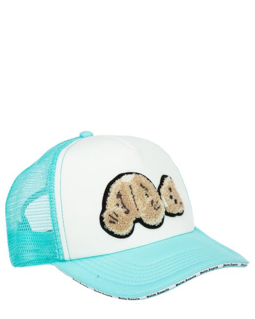 Palm Angels Blue Bear Hat for men