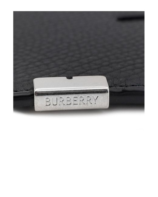 Porta carte di credito di Burberry in Black da Uomo
