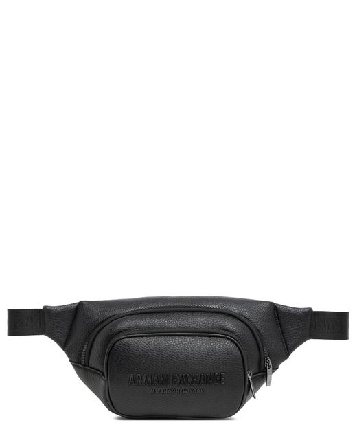 ARMANI EXCHANGE Gray Belt Bag for men