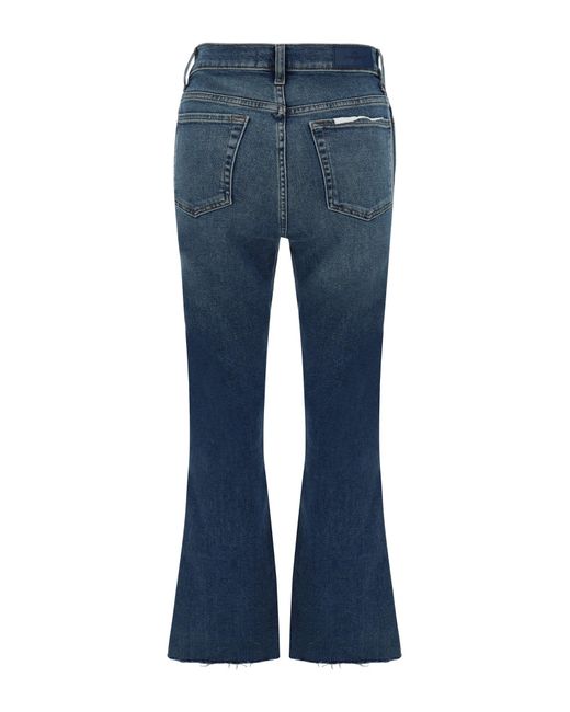 Jeans kick luxe di 7 For All Mankind in Blue