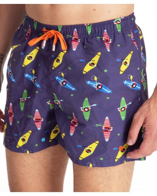 Gallo Blue Swim Shorts for men