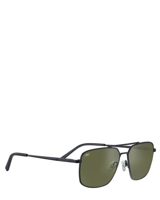 Serengeti Green Sunglasses Aitkin for men