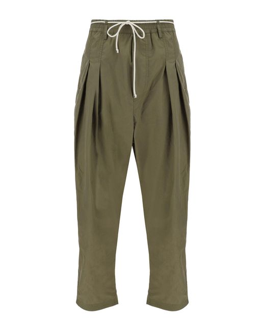 Mordecai Green Drawstring Trousers for men