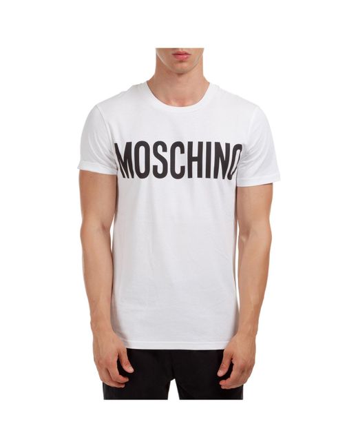 mens white moschino jumper