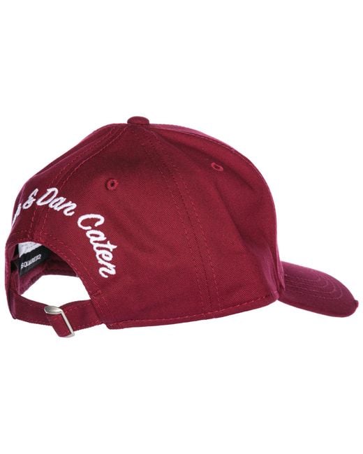 dsquared cap bordeaux