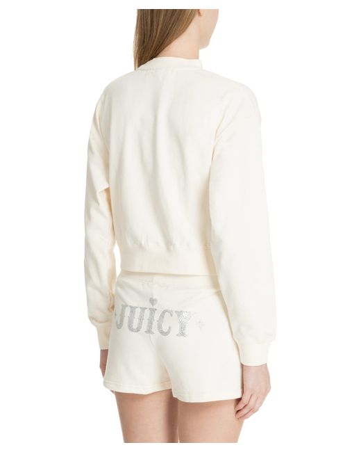 Juicy Couture White Rodeo Sweatshirt