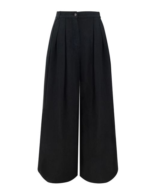 The Row Black Criselle Trousers
