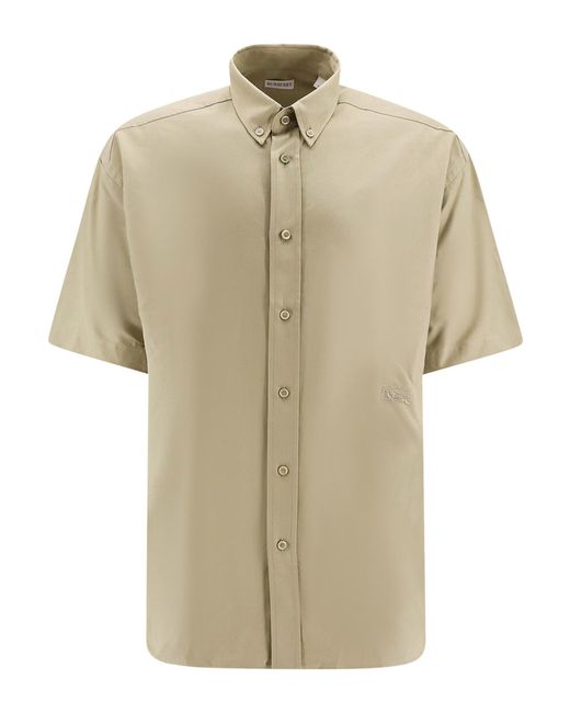 Burberry Natural Short Sleeve Shirt for men
