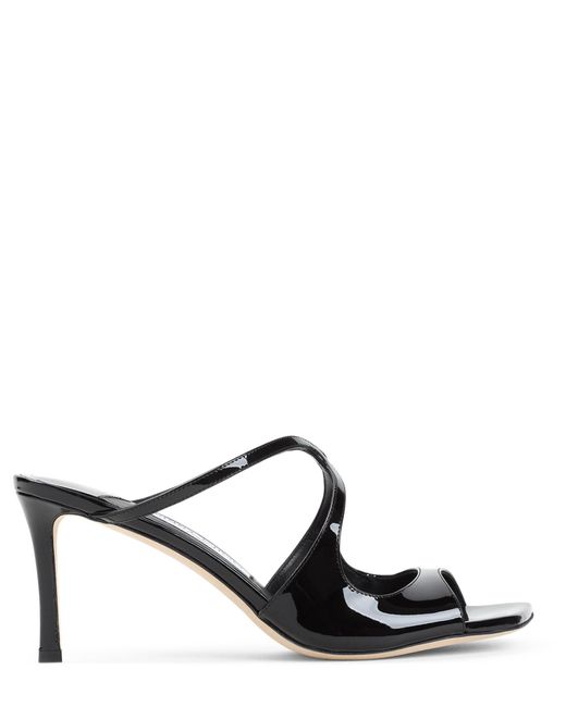 Jimmy Choo Black Anise 75 Heeled Mules