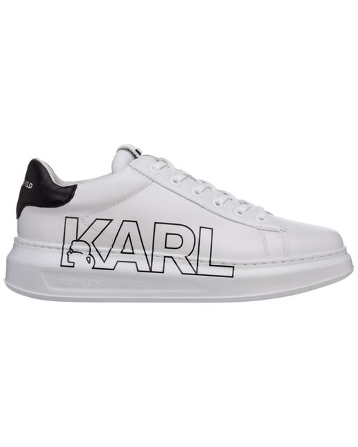 Karl Lagerfeld Multicolor Shoes Leather Trainers Sneakers Kapri for men