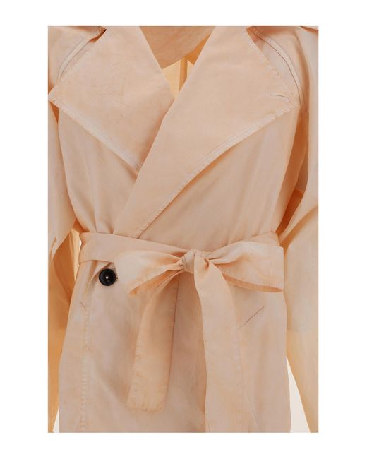 Quira Natural Oversized Trench Coat