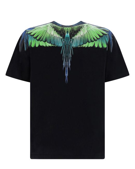 T-shirt icon wings di Marcelo Burlon in Black da Uomo