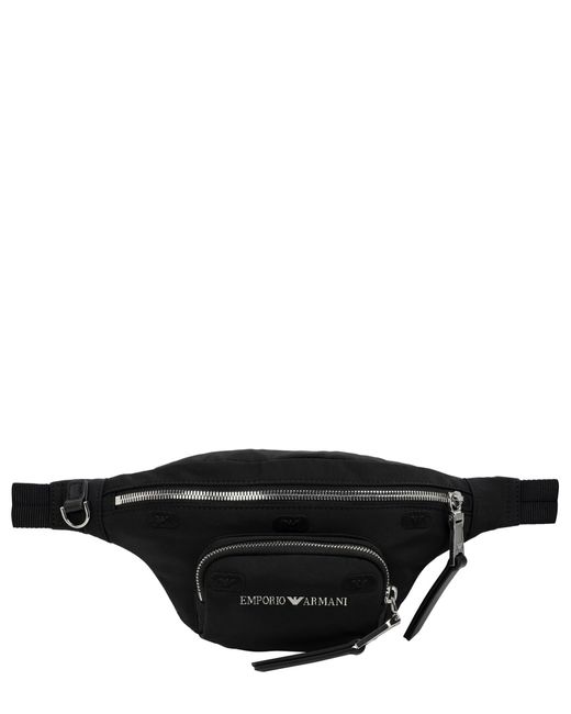 Emporio Armani Black Belt Bag for men
