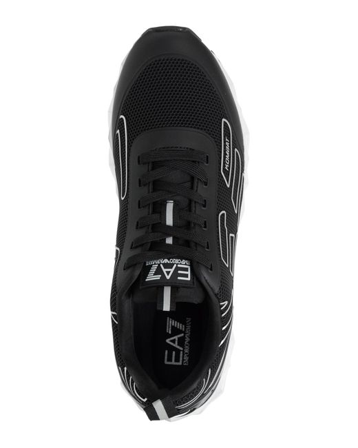 Sneakers c2 kombact di EA7 in Black da Uomo