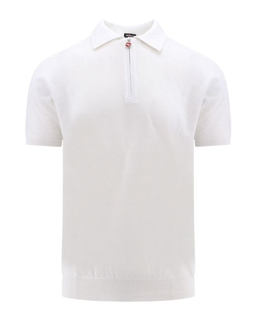 Kiton White Polo Shirt for men