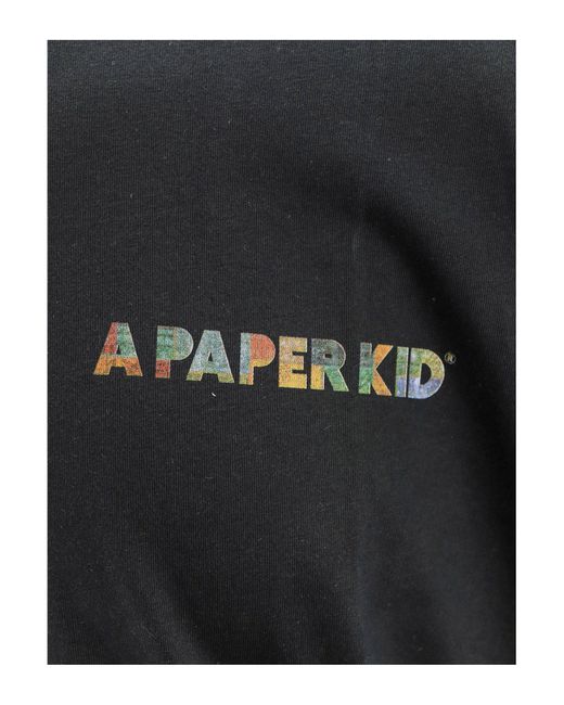 A PAPER KID Black Mini Skirt for men