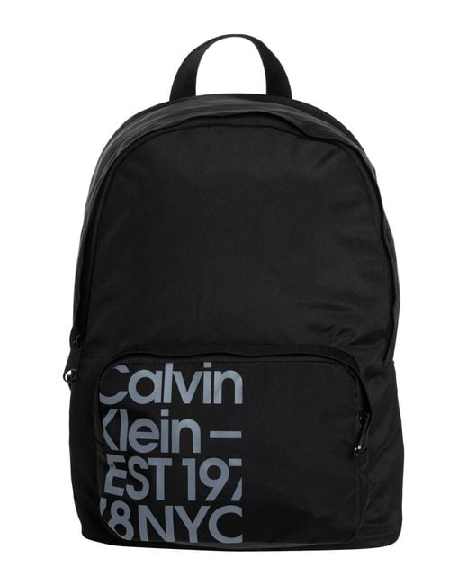 Calvin Klein Backpack in Black for Men Lyst