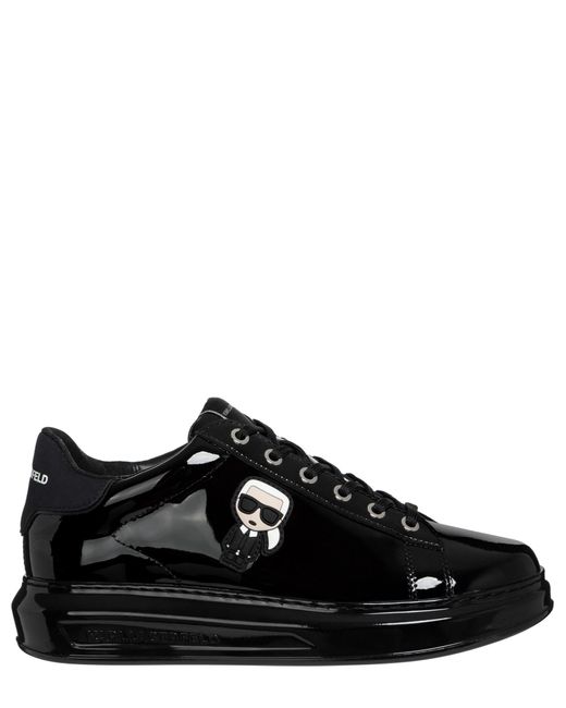 Karl Lagerfeld Black Kapri Sneakers