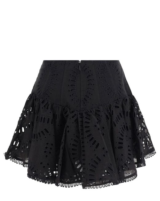 Charo Ruiz Black Favik Mini Skirt