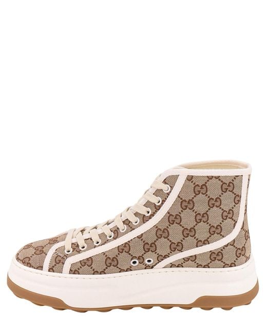 Gucci Men's Gucci Tennis 1977 High-Top Sneakers - Beige - Size 12